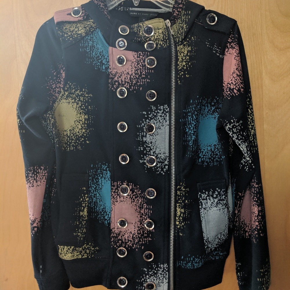 Marc by Marc Jacobs Paint Splatter Hoodie Jacket